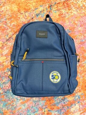 STATE Navy Blue Men's Backpack with Indiana Pacers 50th Patch